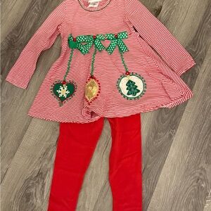 Belk Red and Green Holiday Kids Costume